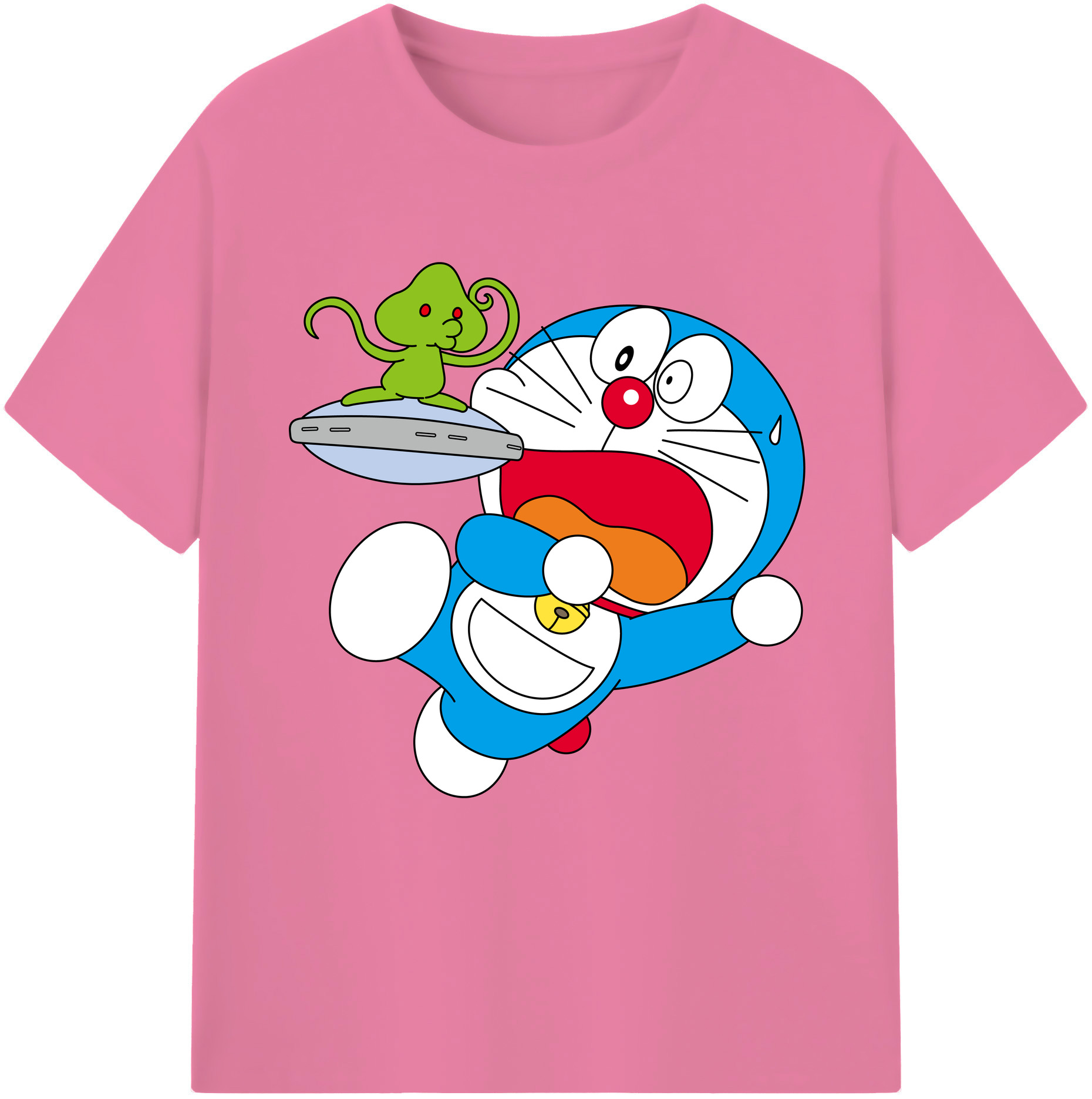 （画像用） ドラえもん Doraemon 綿100％半袖Tシャツ（フロントプリント）